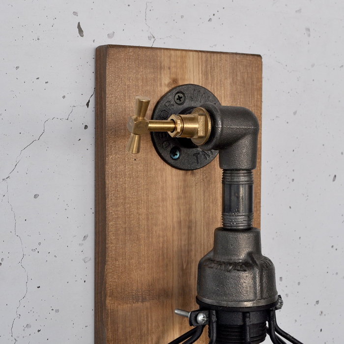 Opviq Pp171 Lámpara de pared de madera maciza